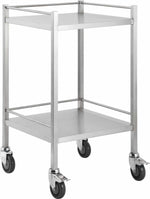 S/Steel Trolley - Single - 50 x 50 x 90cm