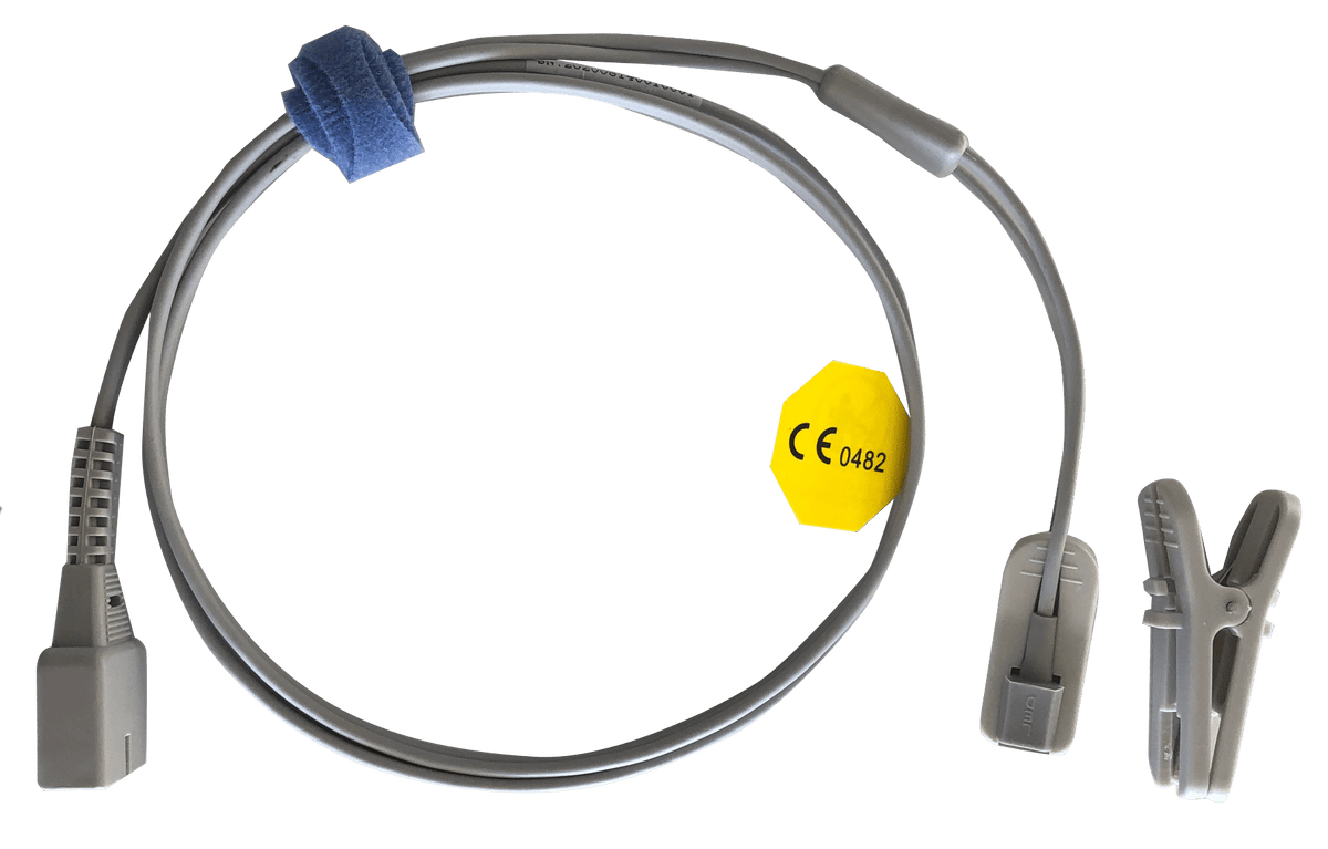 Vet1 BCI Veterinary tongue clip SPO2 sensor, 1.1m with 2 xY clips. 1 x large and 1 x small