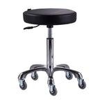 Stool Flat - Black - Alloy Base