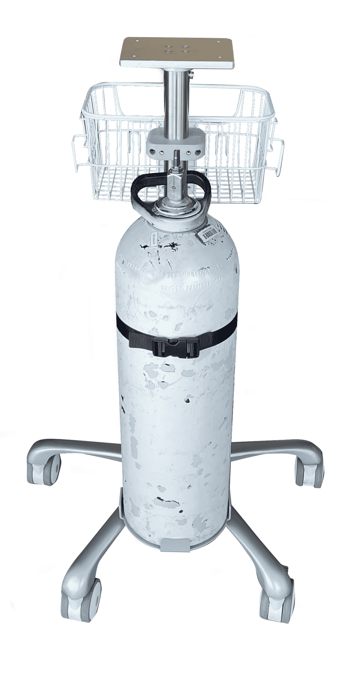 Anaesthetic Machine Pole Mount Oxygen Cylinder Holder