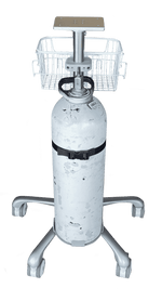 Anaesthetic Machine Pole Mount Oxygen Cylinder Holder