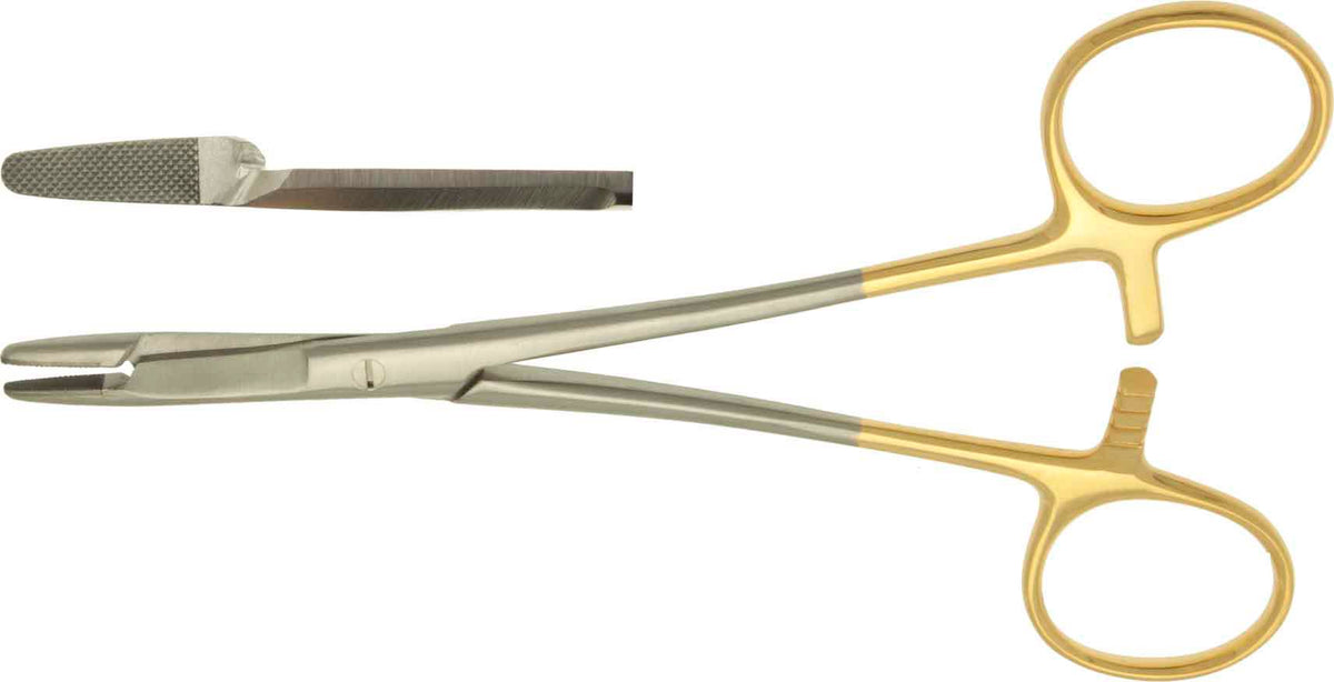 Olsen Hegar Needle Holder 14.5cm T/C