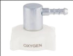 Oxygen Hand Wheel Kit - White Right Angle