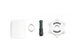 Oxygen supply hose hand wheel with hose barb