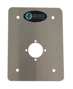 Vet1 Stainless Oxygen wall plate (Standard)