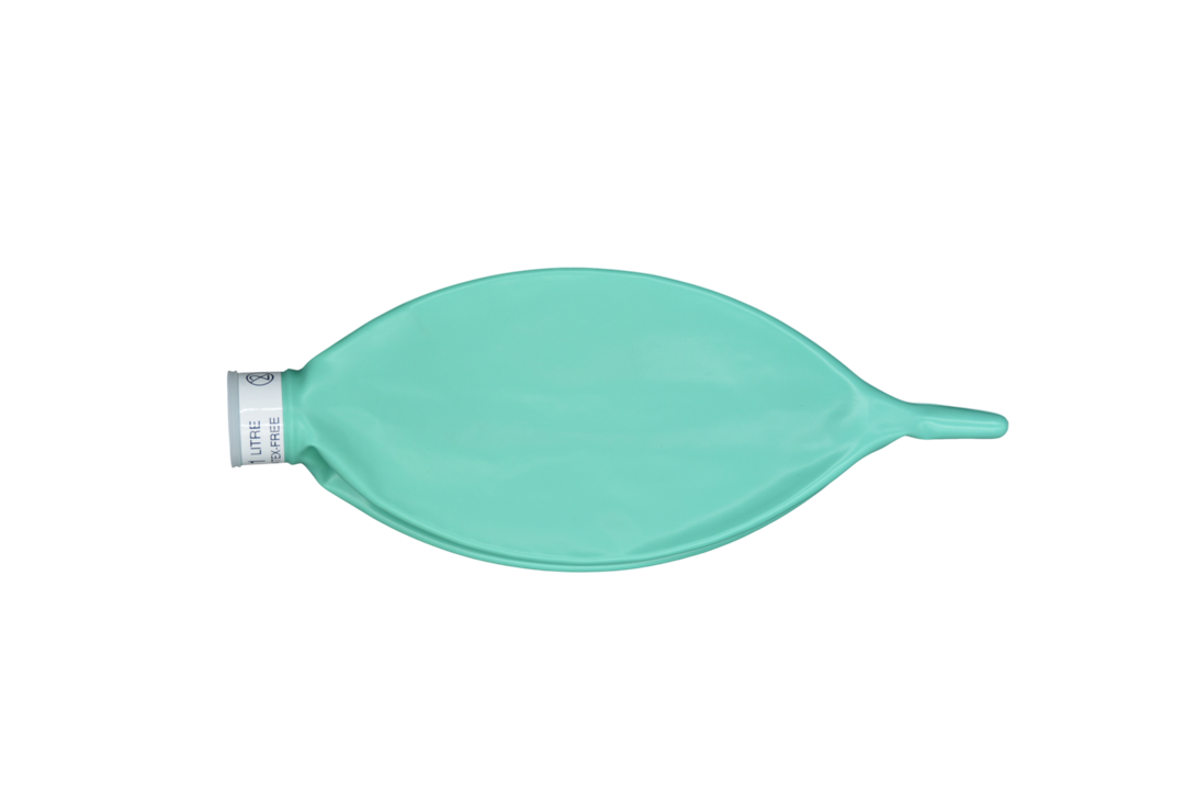 0.5L Green Rebreathing Bag Latex Free