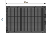 Cage Pod Single Stainless Steel 91cm x 61cm