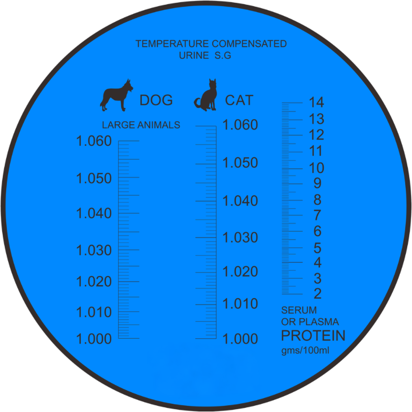 V1 300 series veterinary dual refractometer w ATC
