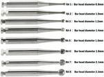 Dental Carbide Bur RA 8 19mm (Pack of 5)
