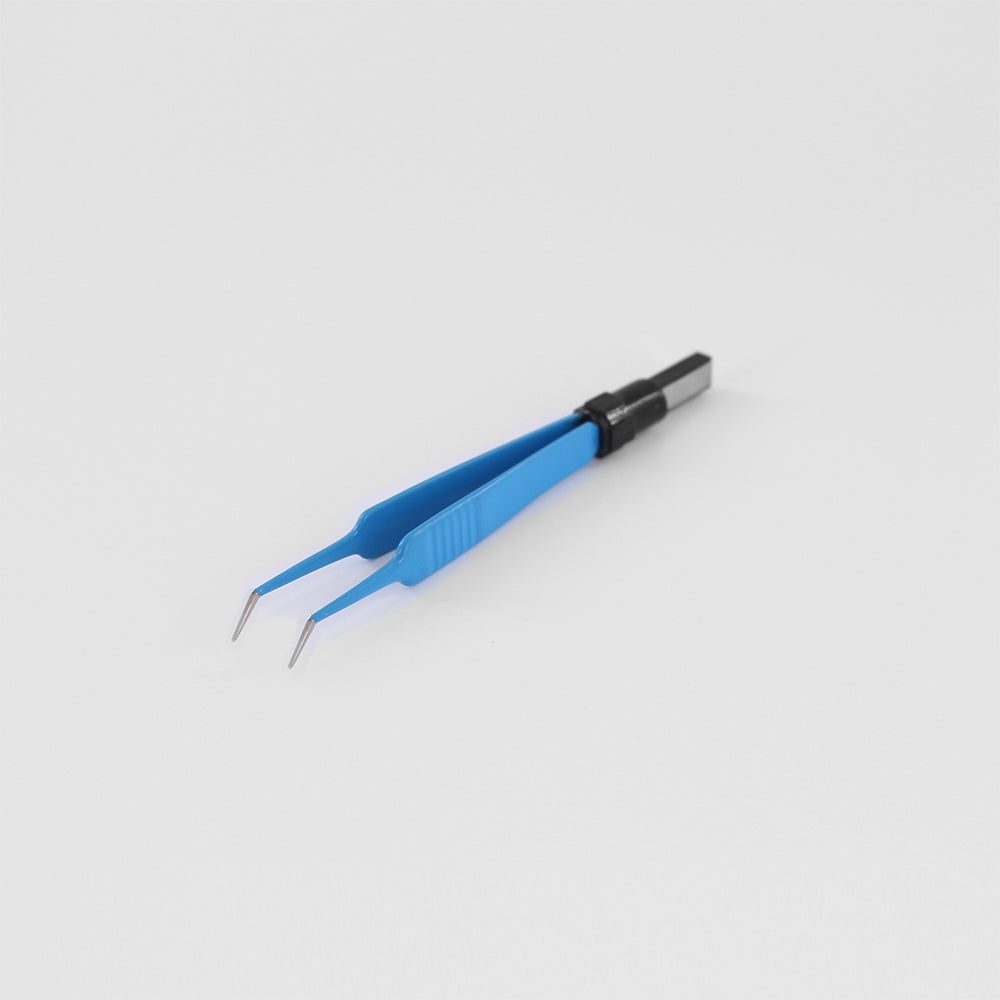 Curved Bipolar Forcep - 11.5cm length with 0.5mm tip