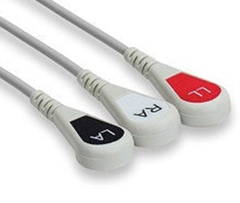 Generic Bionet BM5 ECG Cable 3 Lead 12 Pin