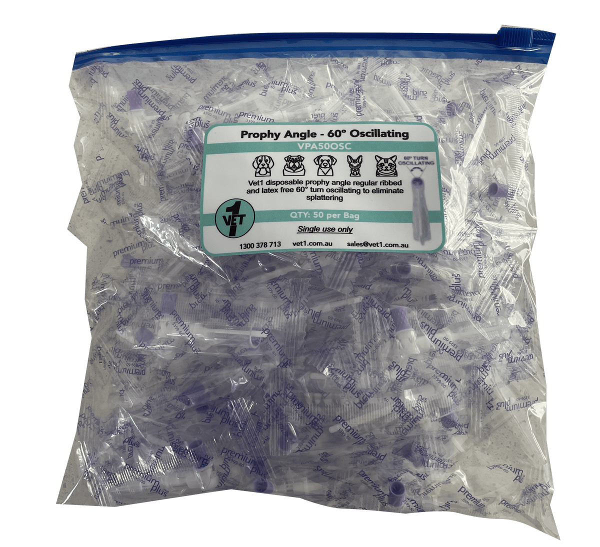 Prophy Cup 60° Oscillating Reg (50 Pack)
