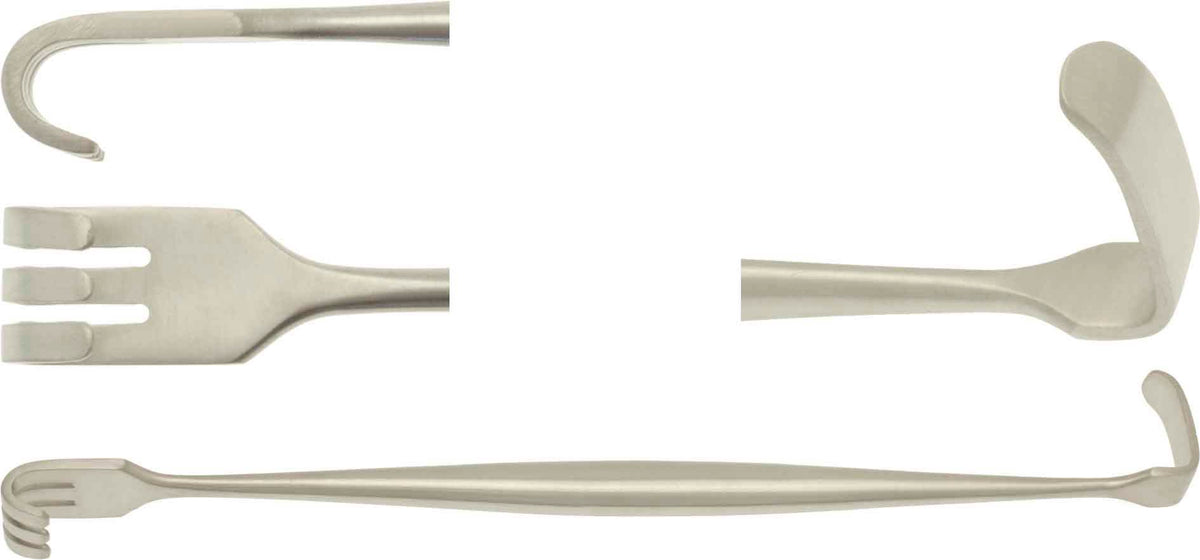 Senn-Miller Retractor 16cm - 3 Prong Blunt