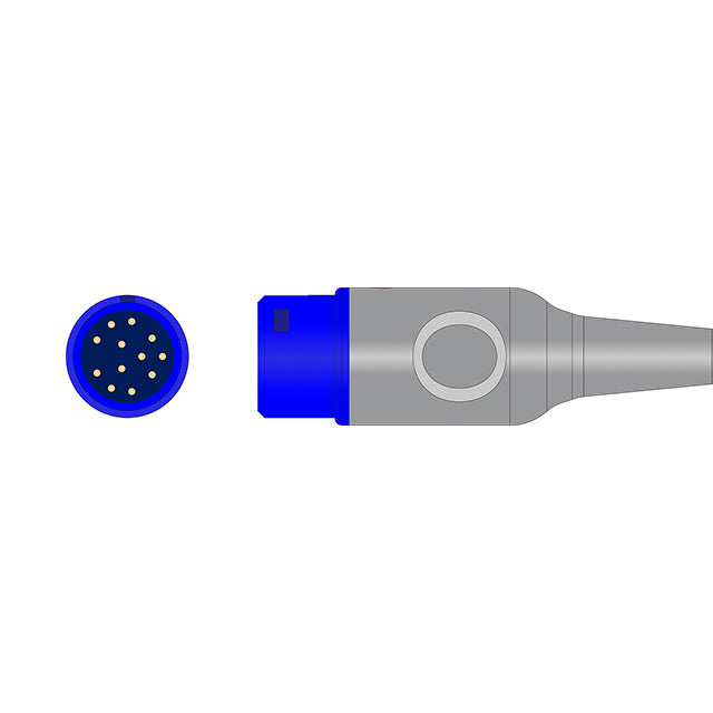 Comen/Anitek Compatible SpO2 Adapter Cable 12pin DB9F, TPU
