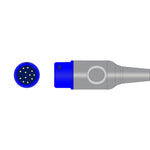 Comen/Anitek Compatible SpO2 Adapter Cable 12pin DB9F, TPU