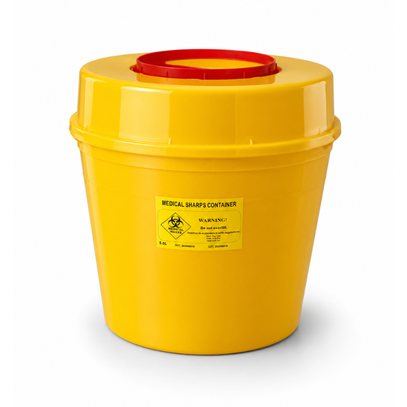 Medical Sharps Bin – Available in 1L to 18L Capacity
