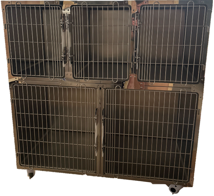 Cage Bank 8150 S/Steel Mobile & Divider