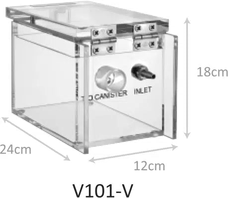 Vet1 Induction Chamber 24cm x 12cm x 18cm