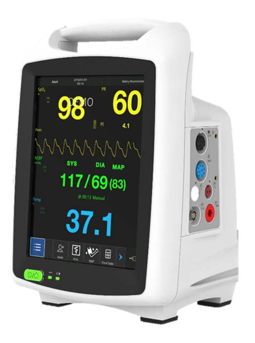 Vet1 Touch 200 - 8" Touch Screen, Masimo SPO2, Suntech Advantage NIBP