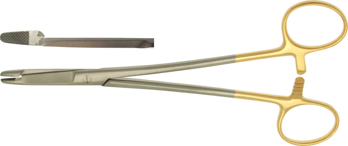 Olsen Hegar Needle Holder 16.5cm T/C