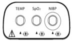 VM30A(T) SPO2, PR, TEMP & NIBP