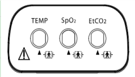 VM30A SPO2, PR, TEMP, ETCO2 M/Stream
