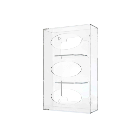 Acyrlic Clear Glove Dispenser 3 Tier